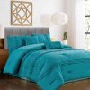 Bedding * | 5-Piece Colonial Blue Comforter Set, King Bargain Sale