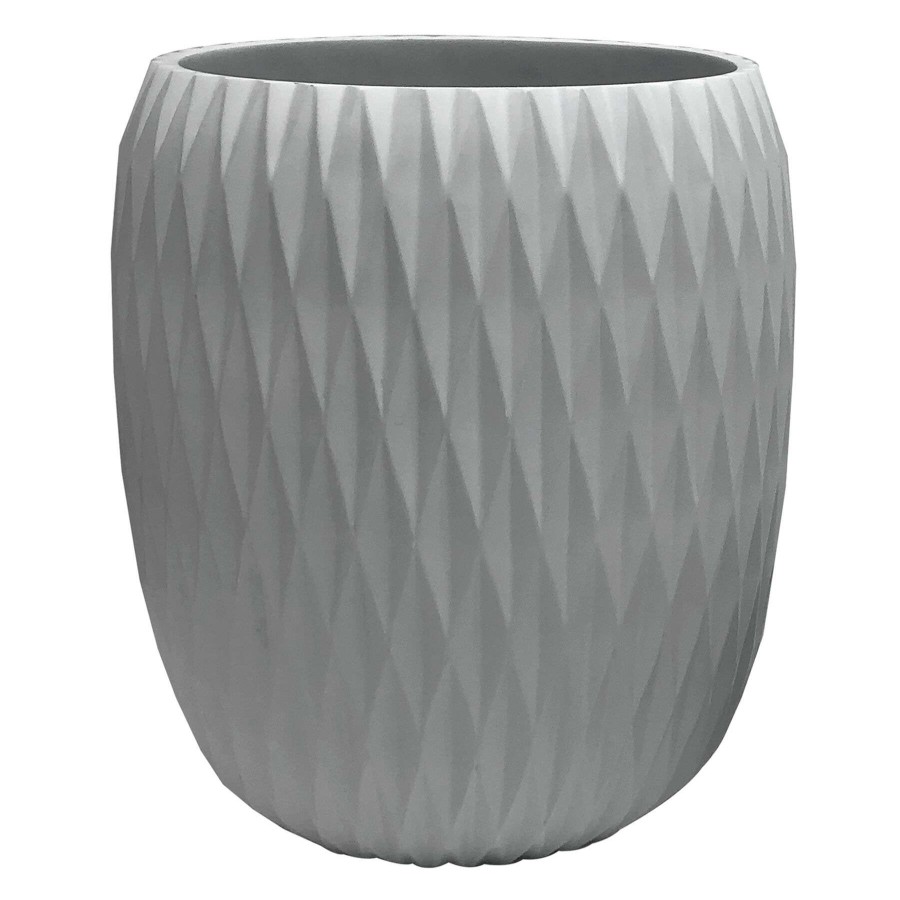 Bath * | Dark Grey Wave Bath Wastebasket, 9.8 Fashionable