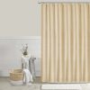 Bath * | Metallic Gold Pebble Jacquard Shower Curtain, 72 Discounts