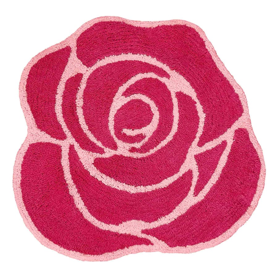 Bath * | Rose Bath Mat Hot Sale