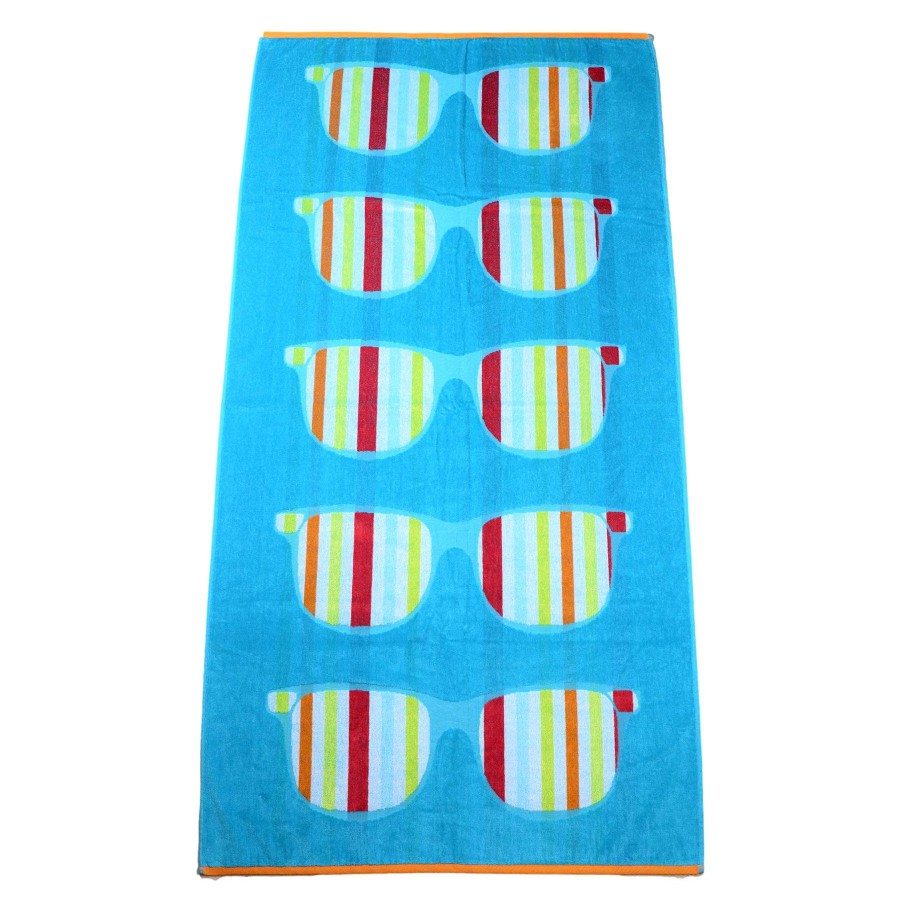 Bath * | Multicolored Sunglasses Beach Towel, 36 70 Bargain Sale