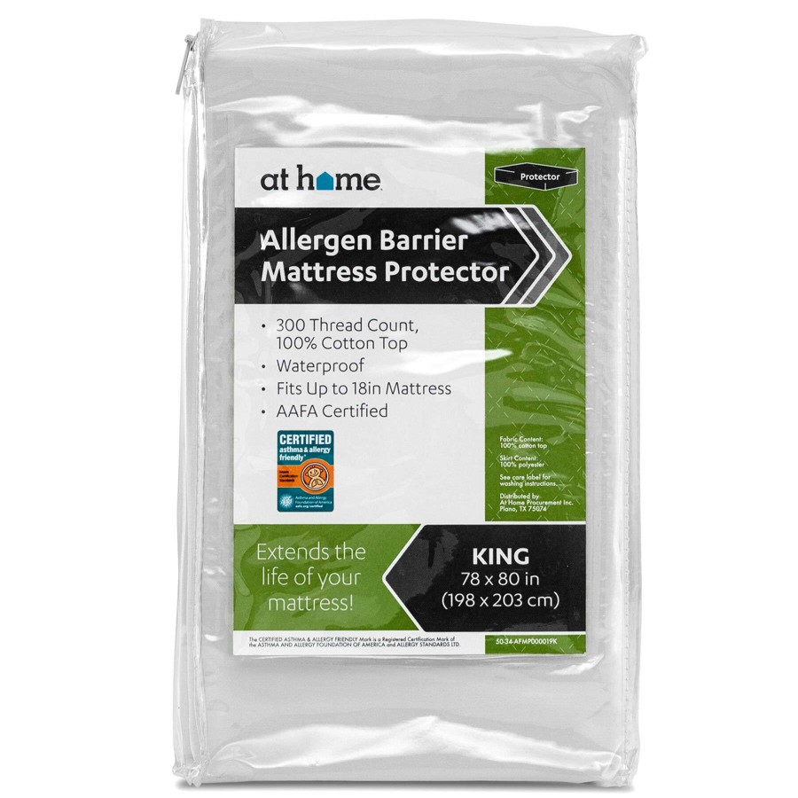 Bedding * | Waterproof Mattress Protector King Free Delivery