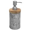 Bath * | Light Grey Galvanized Metal Bath Pump Fashionable