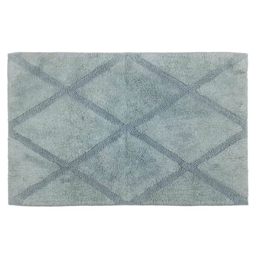 Bath * | Blue Diamond Tufted Bath Mat, 21 34 High Quality