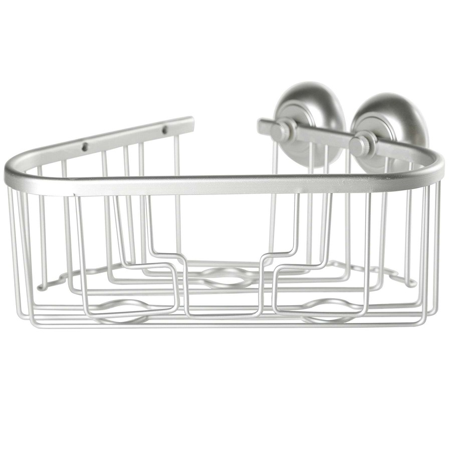 Bath * | 2 Baskets 1 Soap Tray 2 Hooks 2 Razor Holders Decorative Flower Design 100% Guarantee