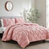 Bedding * | 3-Piece Blush Pintuck Comforter Set, King Low Price