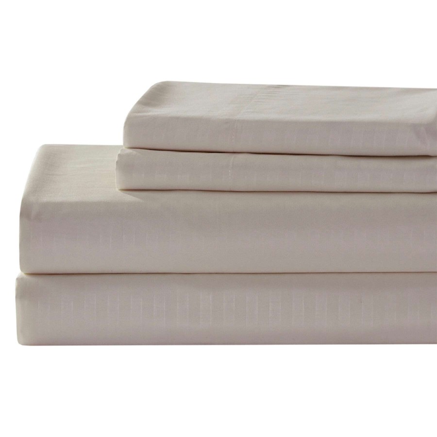 Bedding * | 4-Piece Taupe Microfiber Sheet Set, Full Free Delivery