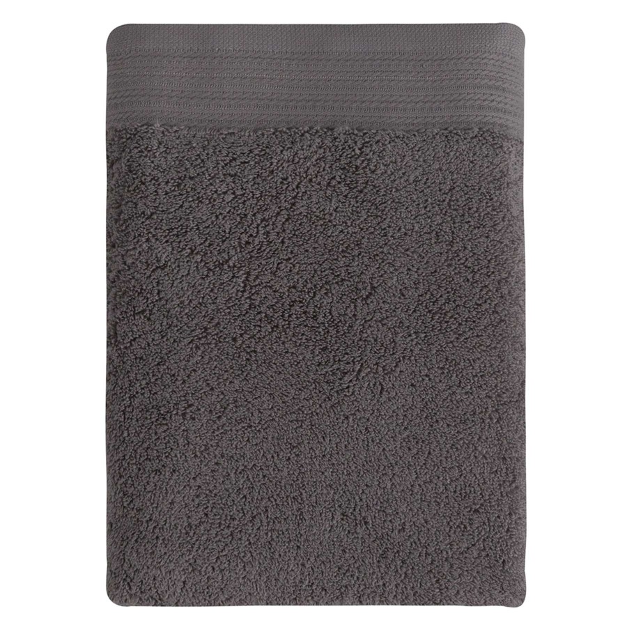 Bath * | Premium Hi-Bloom Grey Bath Towel, 30 54 100% Guarantee