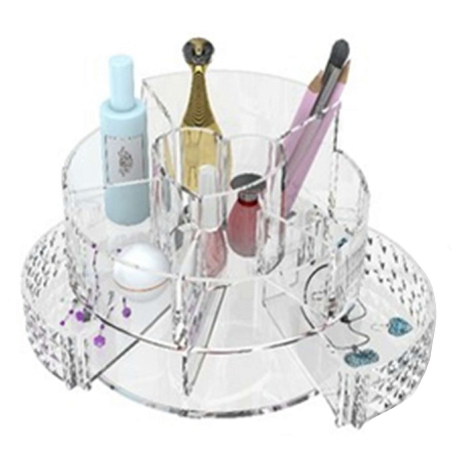 Bath * | Round Diamond Cosmetic Organizer, 7 5 Featured