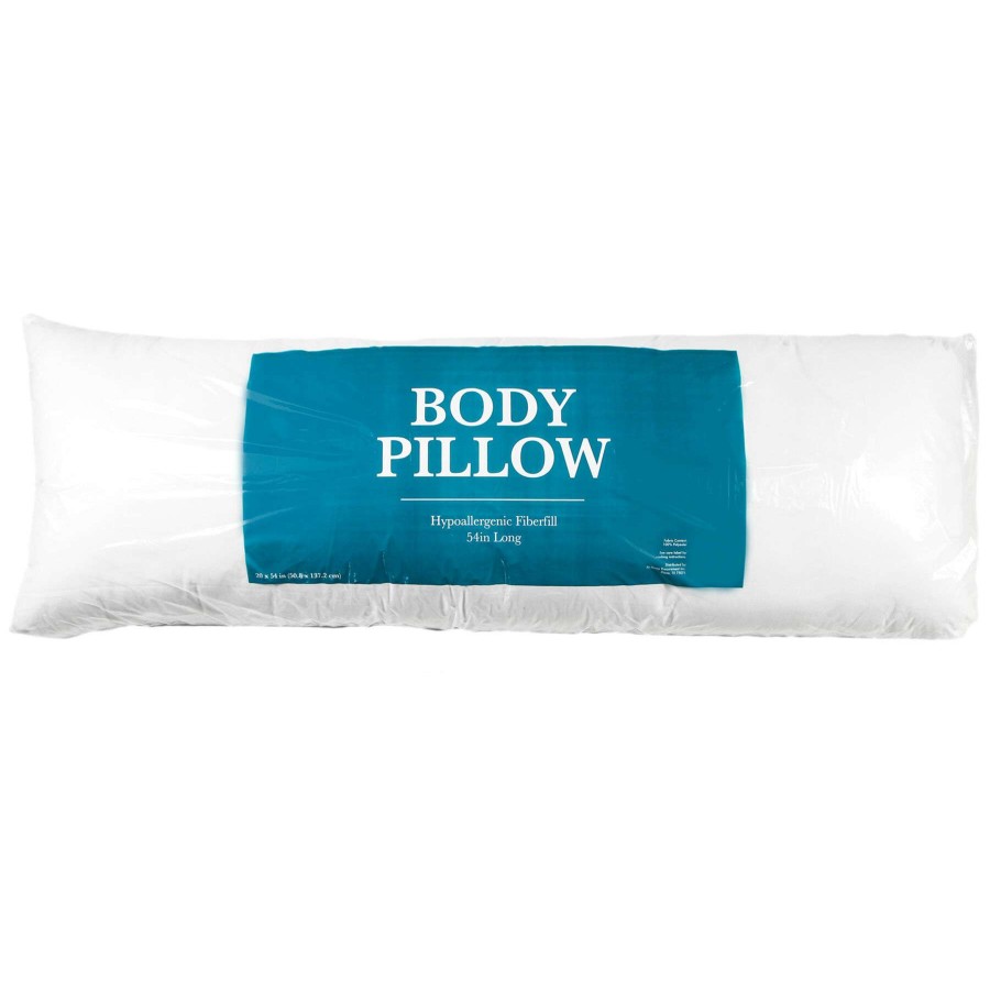 Bedding * | White Body Pillow, 21 54 Free Delivery