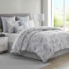 Bedding * | 8-Piece Glaze Grey Comforter Set, Queen Gift Selection