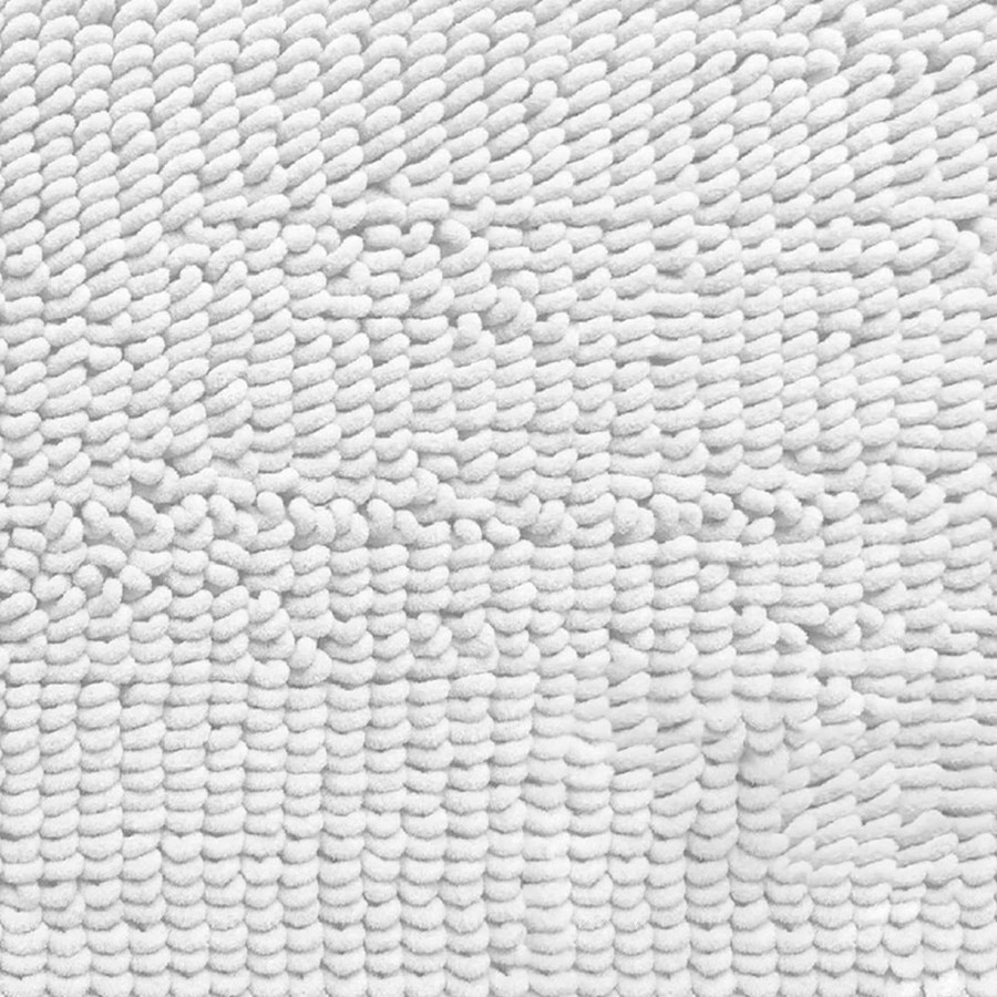 Bath * | Alyssa White Bath Mat, 20 30 Bargain Sale