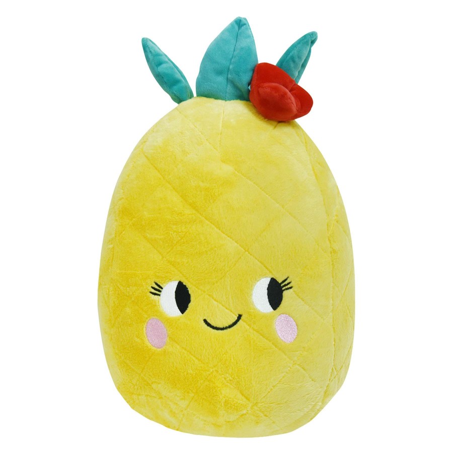 Kids' Bedding * | Happy Pineapple Plush Throw Pillow Featured