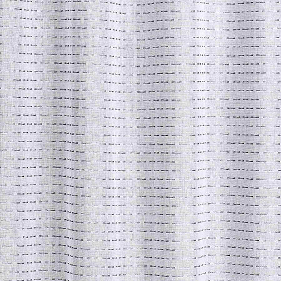 Bath * | Found & Fable Grey Woven Shower Curtain, 72 Unique