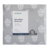 Bedding * | 4-Piece Grey Damask Print Microfiber Sheet Set, Full Low Price