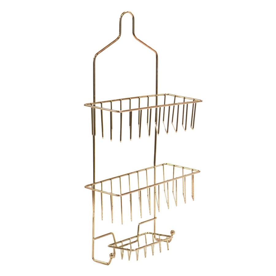 Bath * | Diago Metallic Blush Wire 2-Tier Shower Caddy/Soap Dish Classical