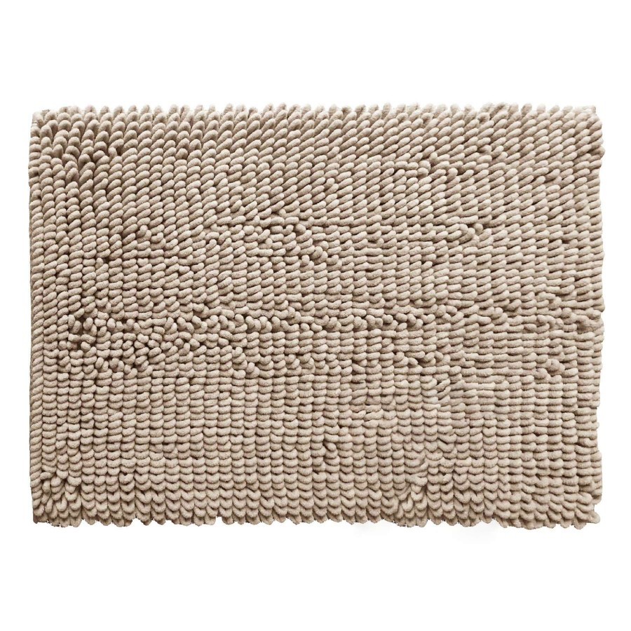 Bath * | Alyssa Taupe Bath Mat, 17 24 Fashion