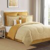 Bedding * | Casey Gold Essentials 8 Pc Comforter Set Twin Hot Sale