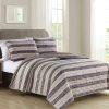 Bedding * | Roman 2-Piece Striped Quilt Set, Twin Online Store