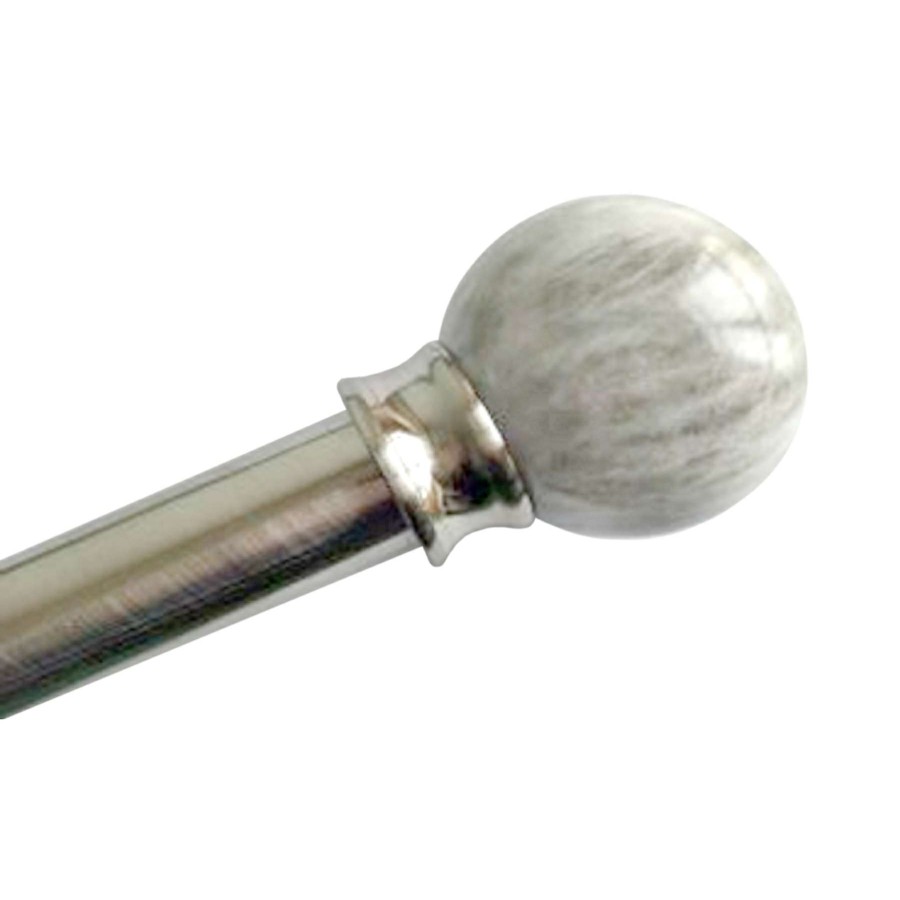 Bath * | Marbled Steel Shower Rod, 42-72 Less Expensive