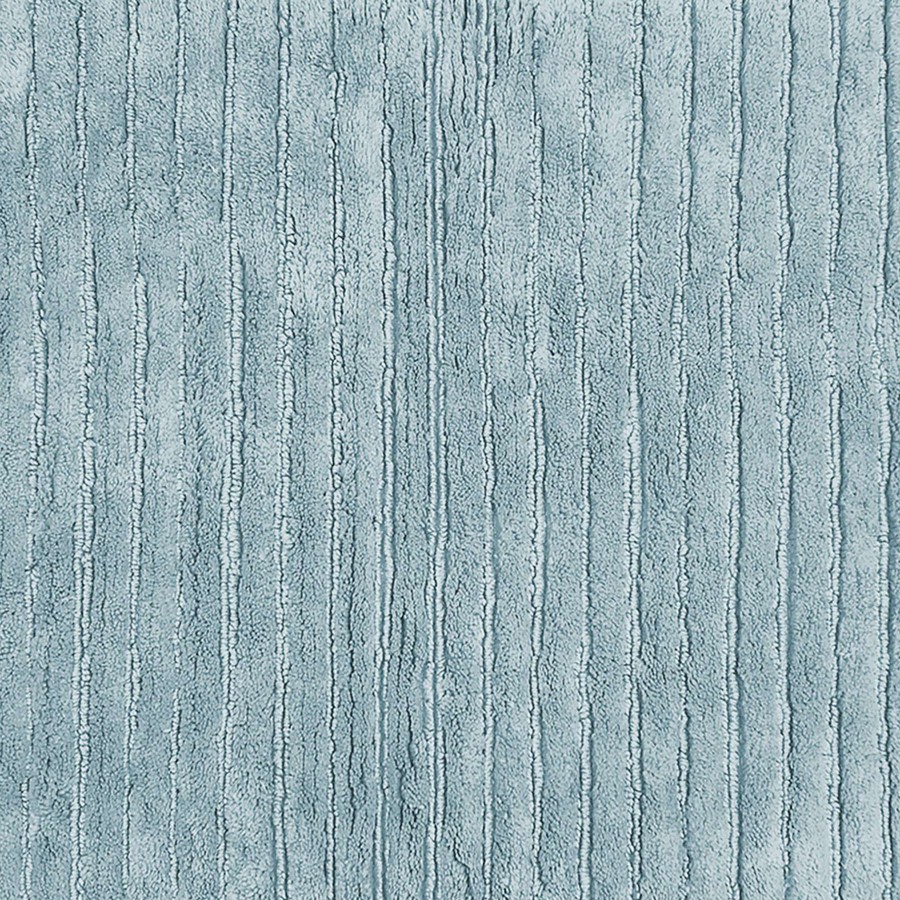 Bath * | Laila Ali Solid Light Blue Pinstripe Bath Mat, 20 30 Online