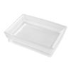 Bath * | White Frost Glass Soap Dish High Quality