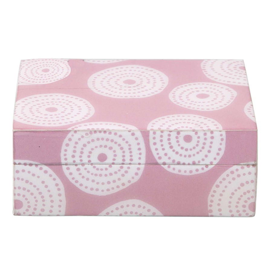 D Cor & Pillows * | Small Pink Decal Box Free Delivery